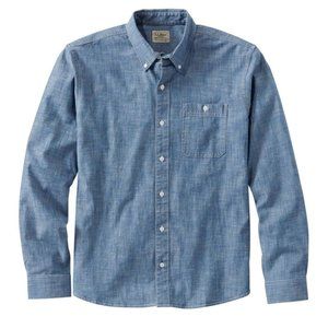 Men's Comfort Stretch Chambray Shirt